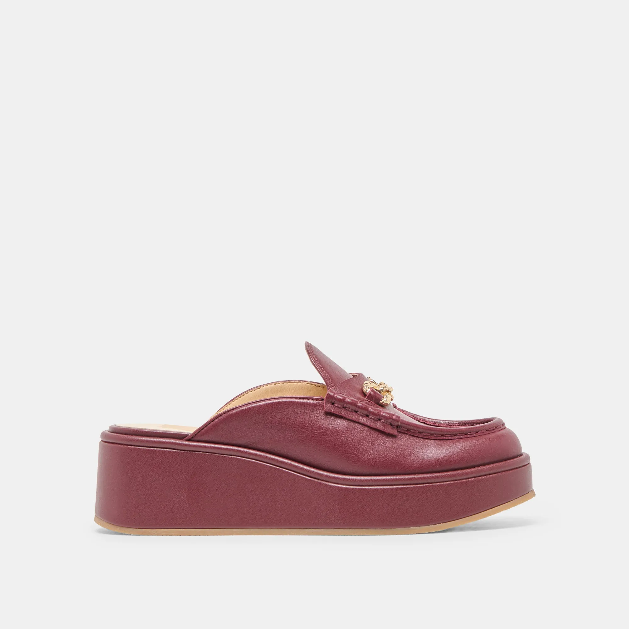 DORREL LOAFERS MAROON LEATHER Loafers Best