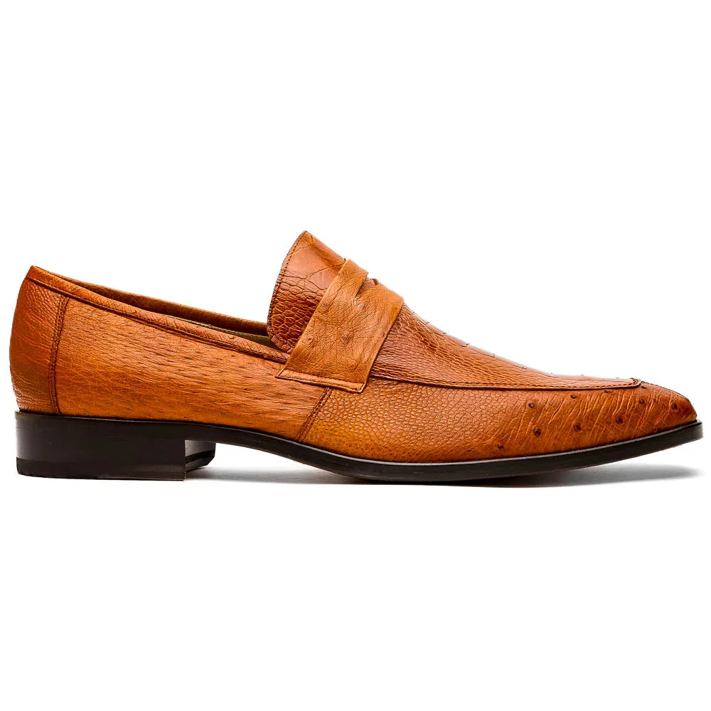 Snake Print Loafers Fangio Cognac