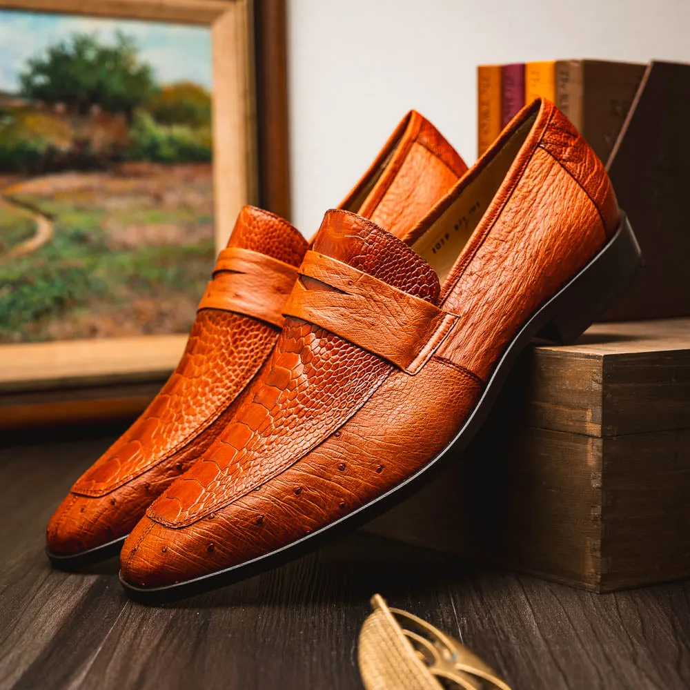 Fangio Cognac Boat Shoes Or Loafers