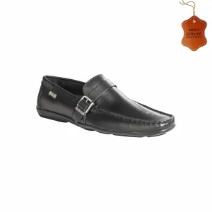 Buckled Mens Leather Loafers Loafers With Bows