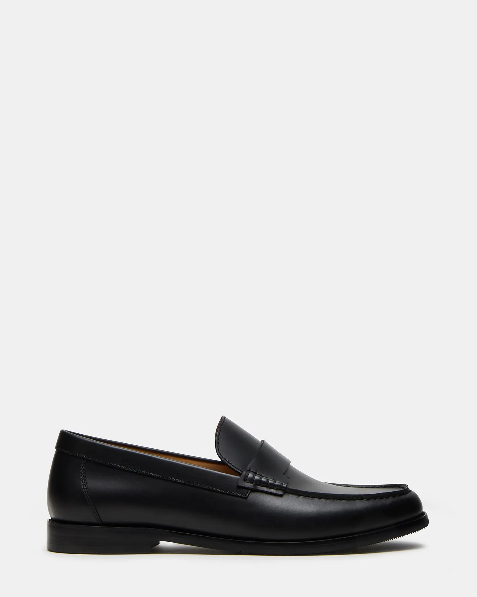 COLVER BLACK LEATHER Loafers Menu