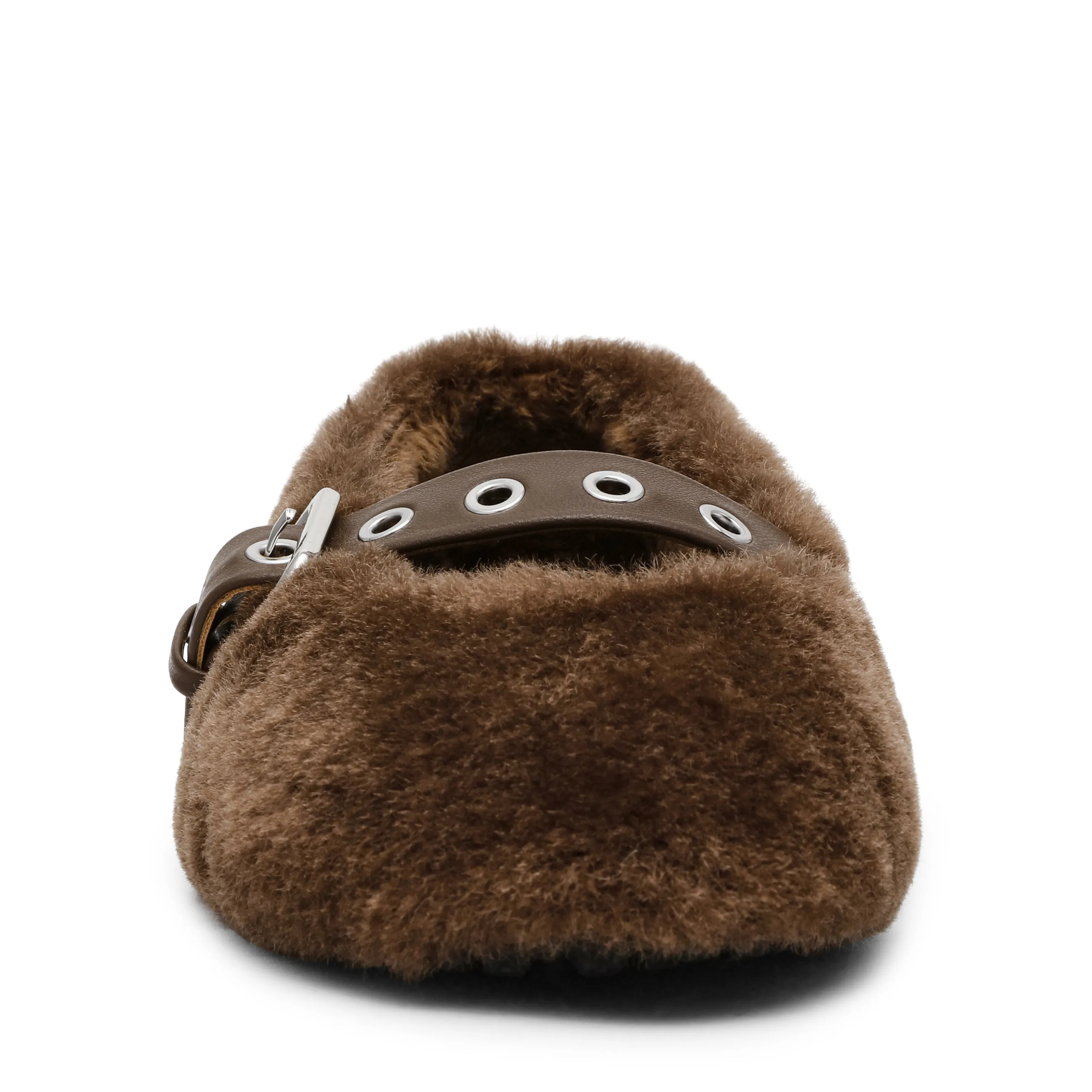 Flat Shoes Strap TOASTY Flat Shoe BROWN