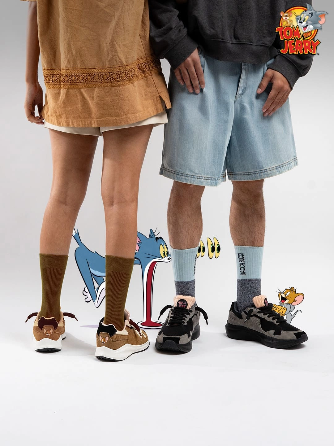 Smith Sneakers TOM - Stealth Moves | Tom & Jerry x Bacca Bucci Mens Sneakers