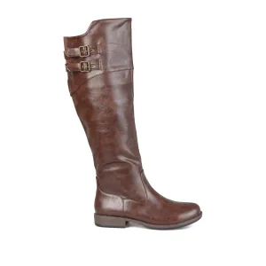Tall Motorcycle Boots TORI RIDING BOOTS IN X-WIDE CALF