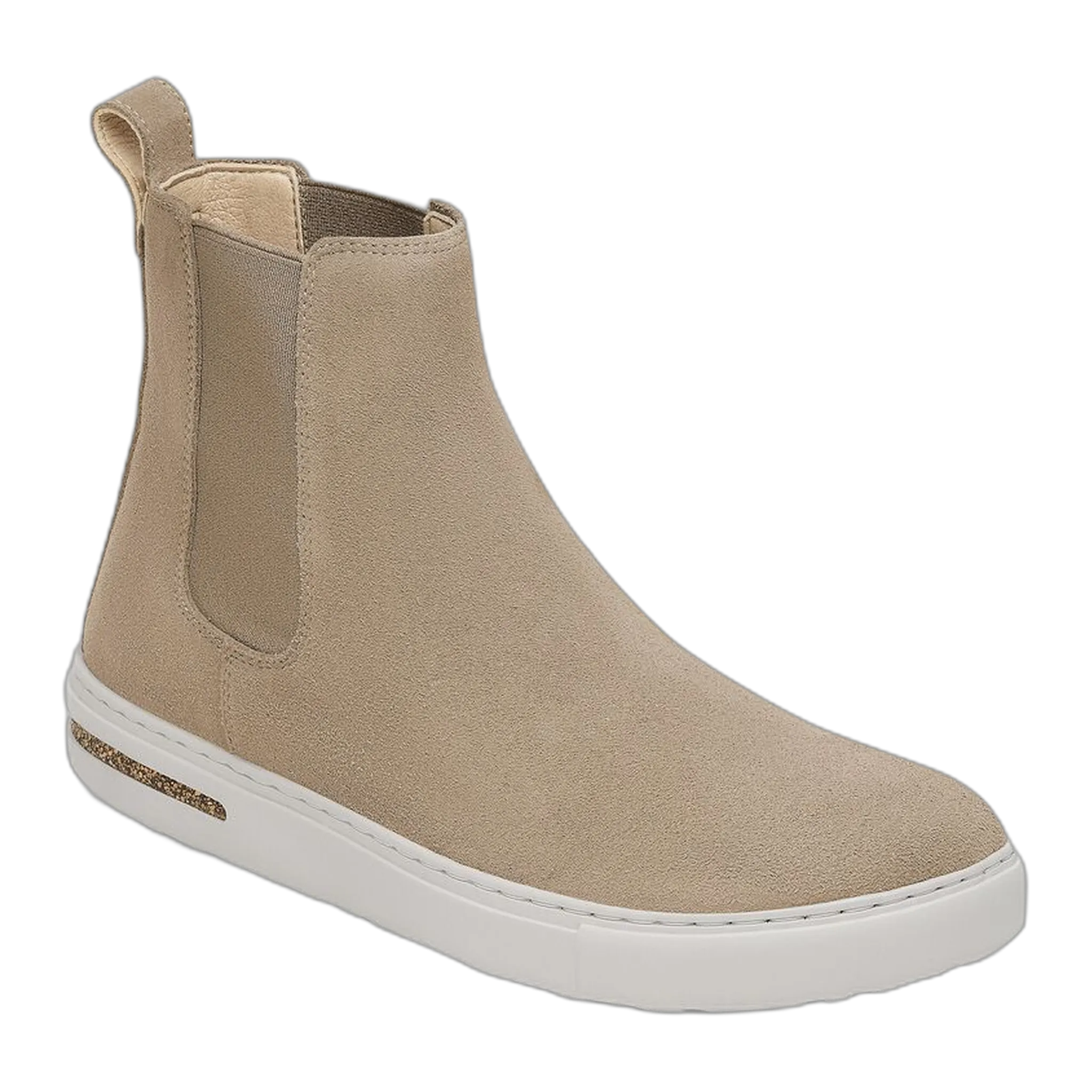 Bend Chelsea Suede Leather Leather Ankle Boots Low Heel