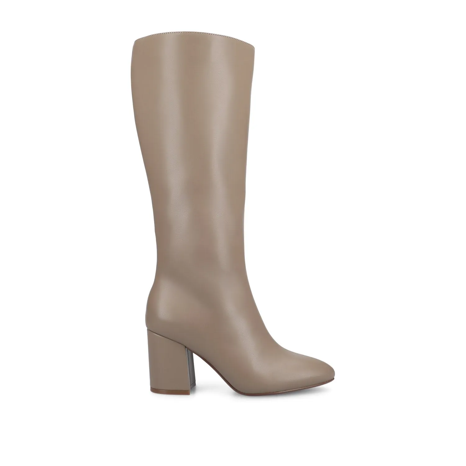 AMEYLIA VEGAN LEATHER KNEE-HIGH BOOTS IN WIDE CALF Flynn Rider Boots