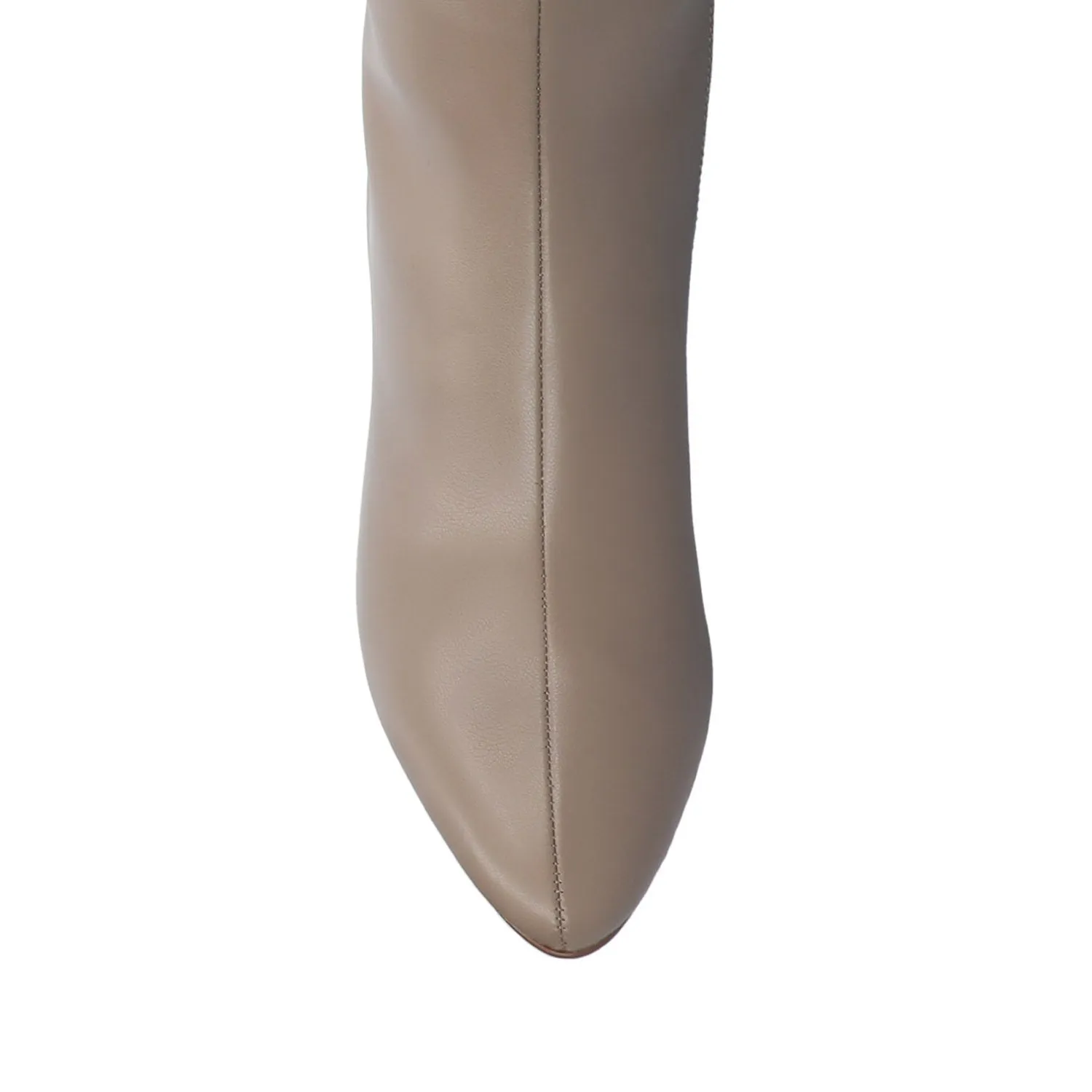 AMEYLIA VEGAN LEATHER KNEE-HIGH BOOTS IN WIDE CALF Cowboy Boots Handcrafted