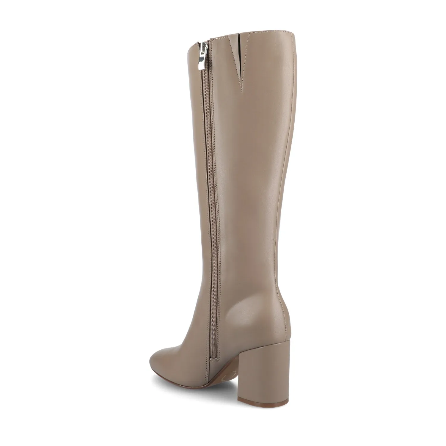 AMEYLIA VEGAN LEATHER KNEE-HIGH BOOTS IN WIDE CALF Italian Hiking Boots