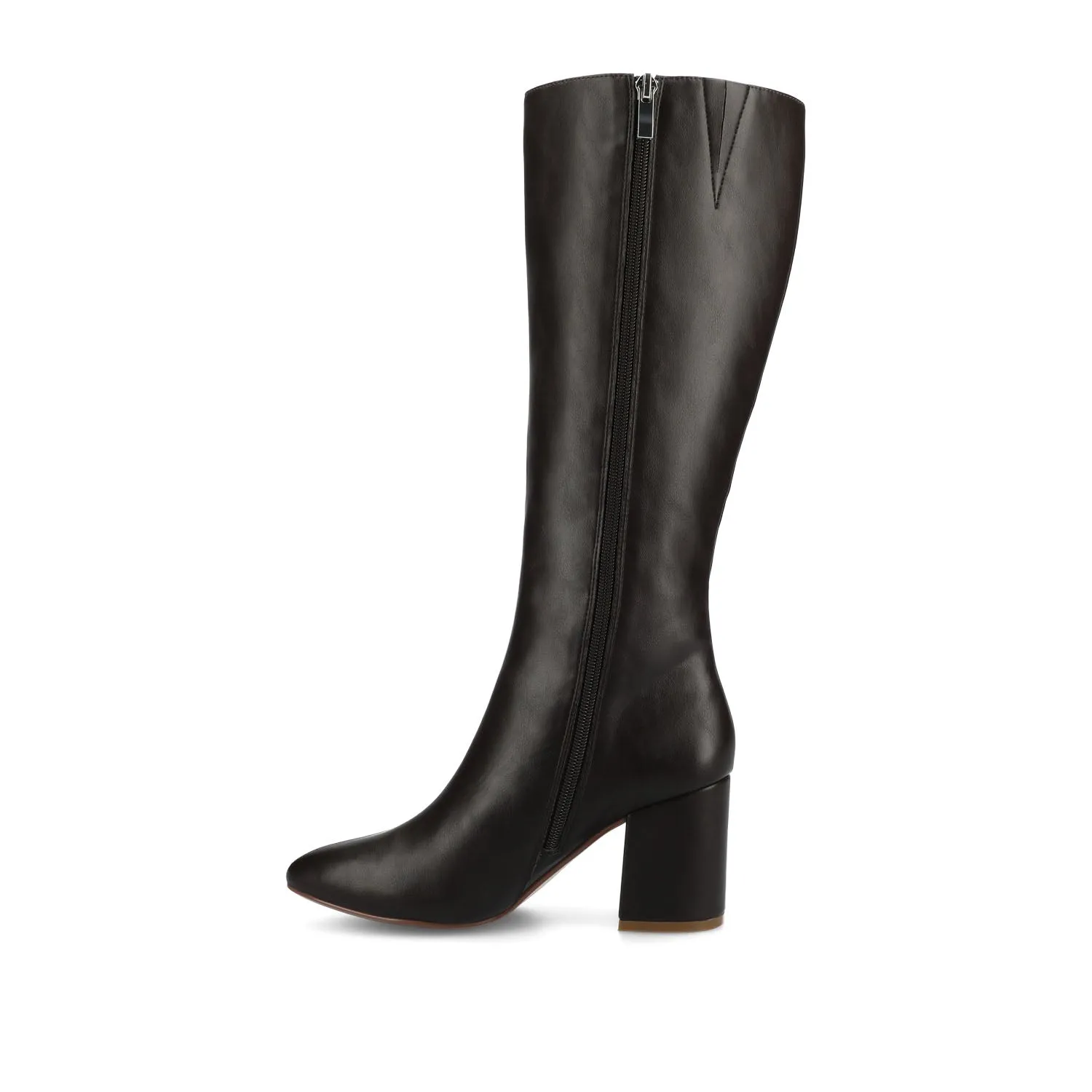 AMEYLIA VEGAN LEATHER KNEE-HIGH BOOTS IN WIDE CALF El Corral Western Boots
