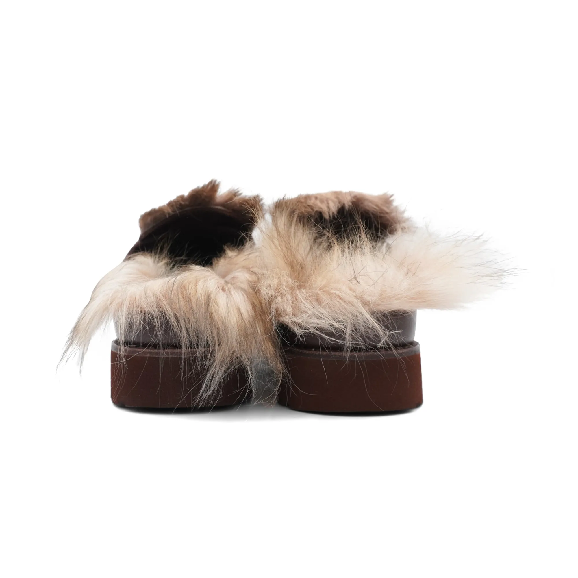Leather Driving Loafers Ambush x UGG Fur Loafers - Men's 9