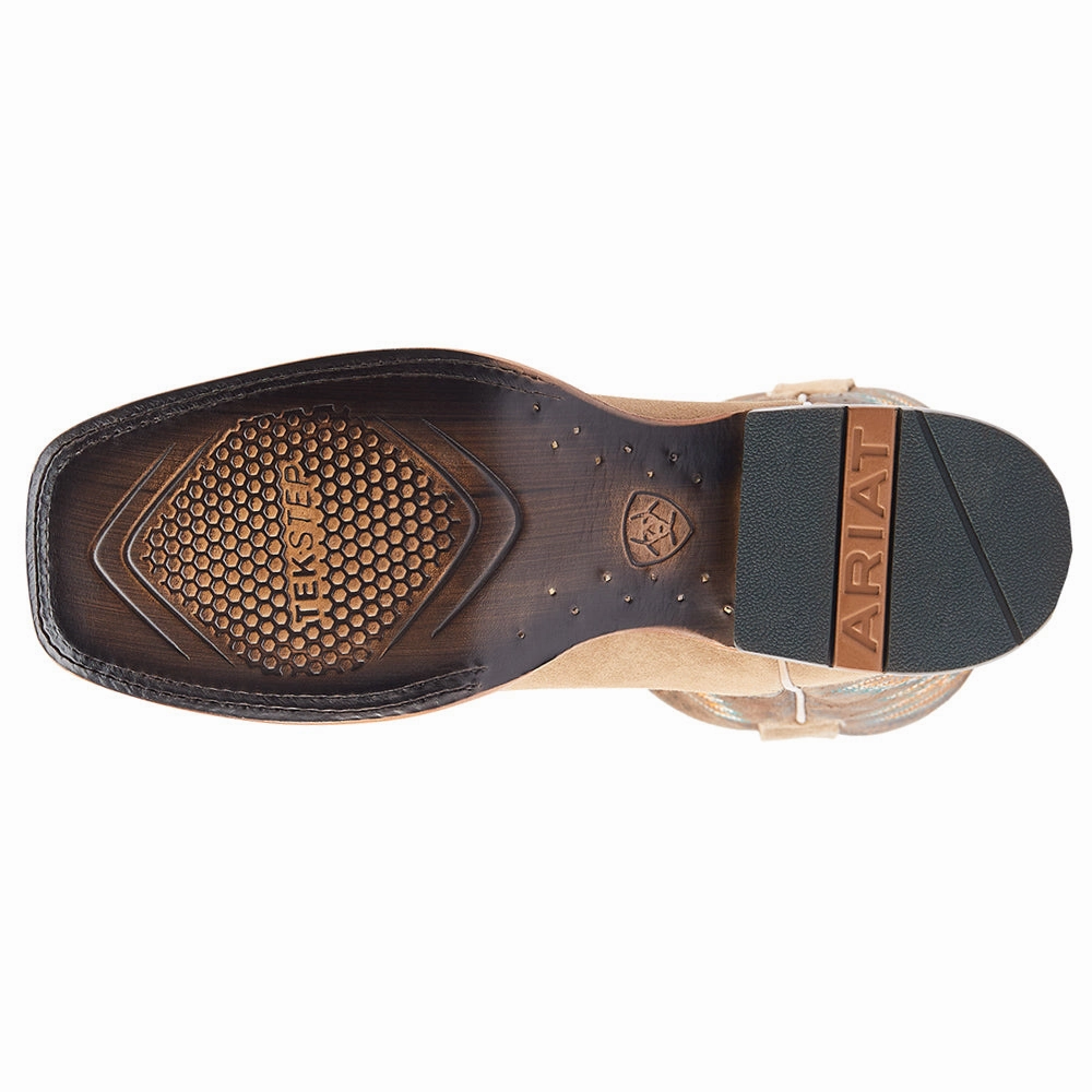 Work Boots With Arch Support Sting Western Embroidered Square Toe Pull On Cowboy Boots