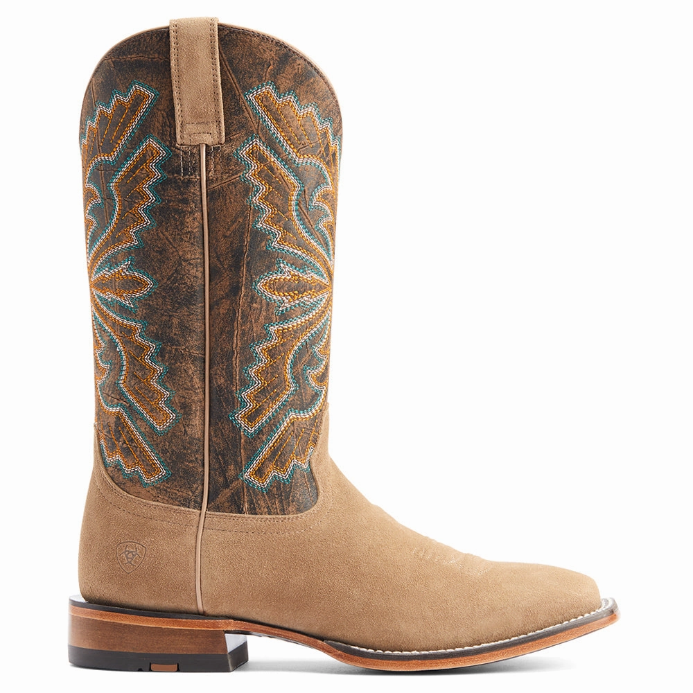 Sting Western Embroidered Square Toe Pull On Cowboy Boots Chelsea Ankle Boots