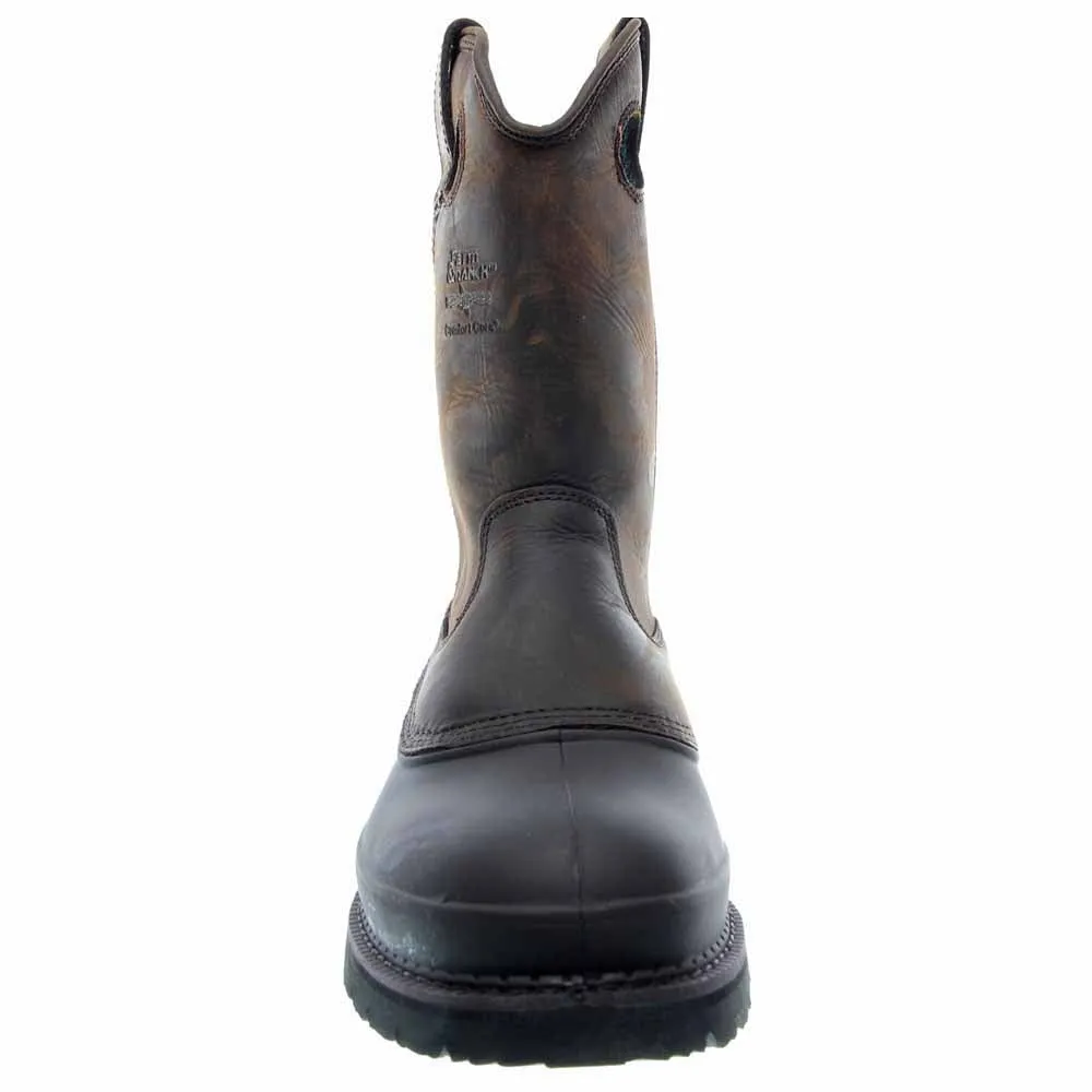 Real Leather Cowgirl Boots Muddog Wellington Work Boots