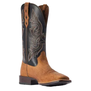 Ariat Men's Drover Ultra Sorrel Crunch & Black Square Toe Boots 10042443 Wide Width And Wide Calf Boots