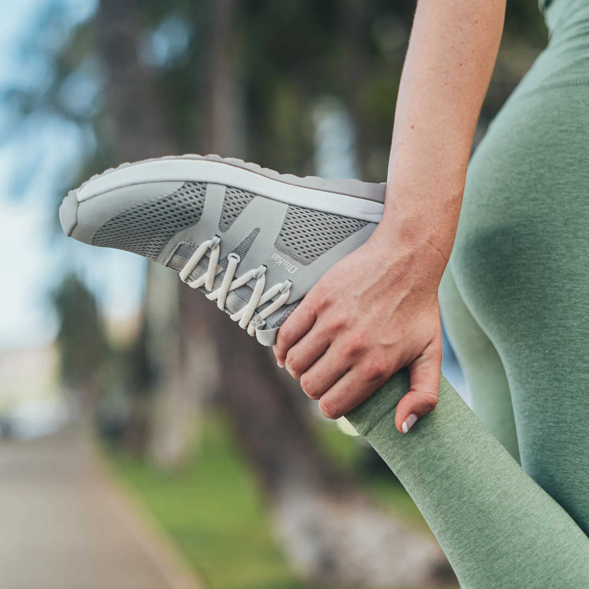 1940s Tennis Shoes Huia - Pale Grey