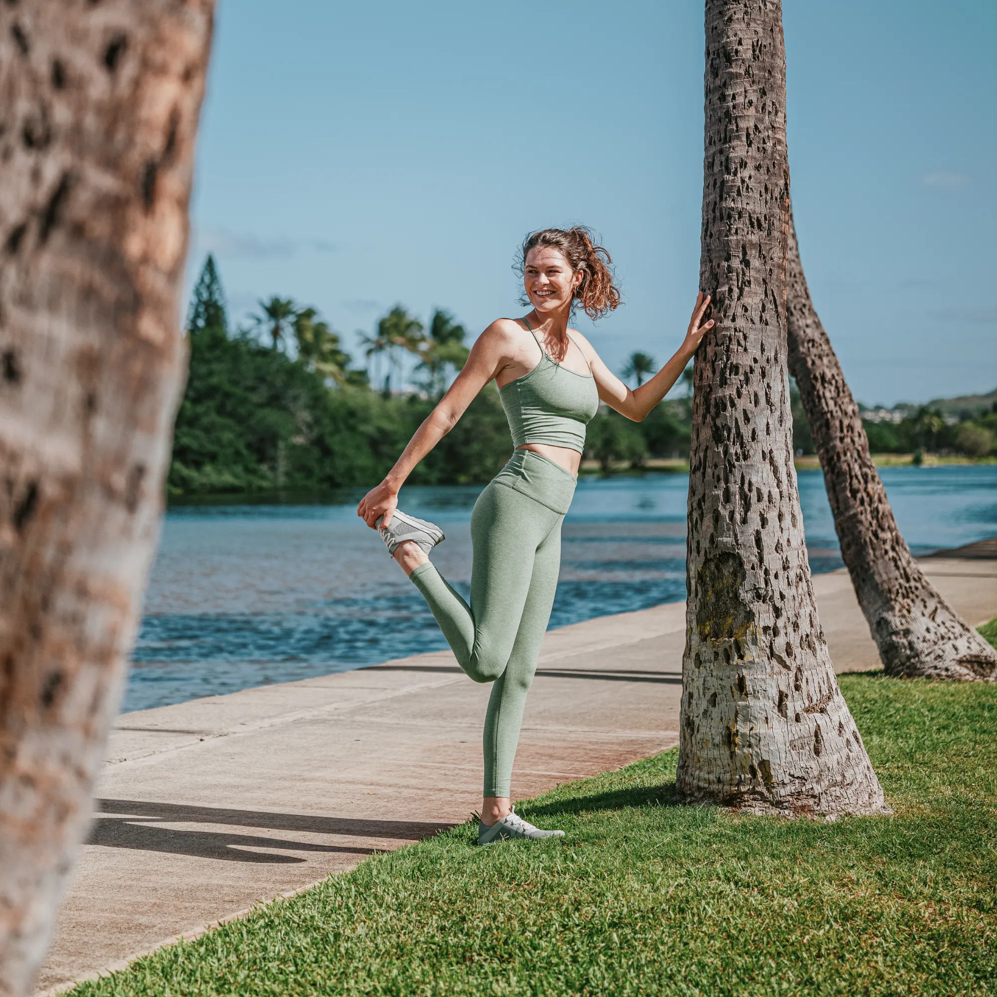 Camouflage Tennis Shoes Huia - Pale Grey