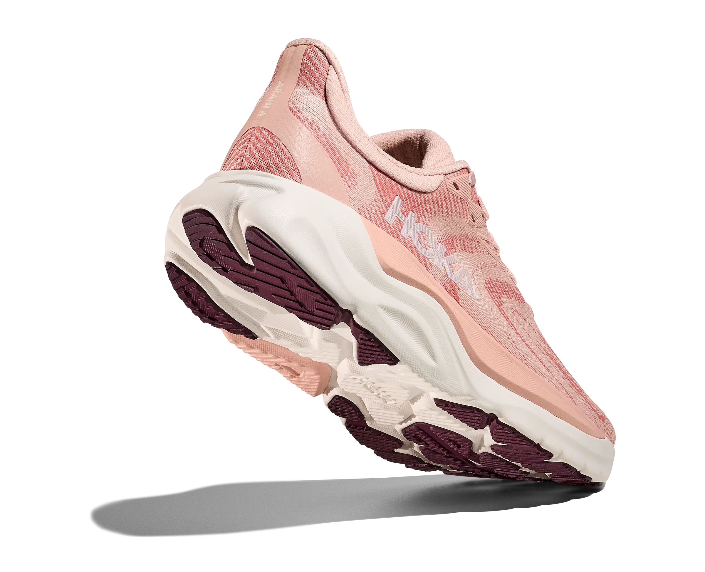 HOKA Women's Arahi 8 - ROSE CREAM / ALABASTER Best Cross Training Shoes For Bunions