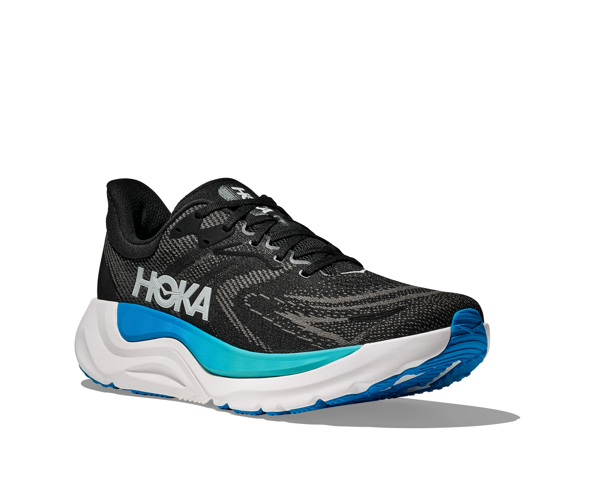 HOKA Men's Arahi 8 - BLACK / SKYWARD BLUE (Wide) Adidas Dropset Control Training Shoes