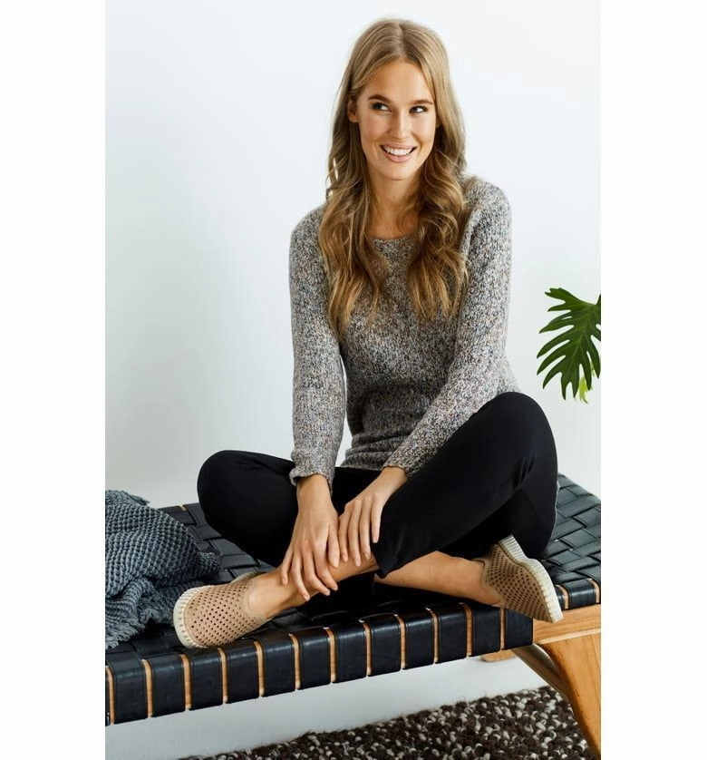 Slip On Sneakers Slip Ons Ladies Ilse Jacobsen Women's Tulip 139 Latte Perforated