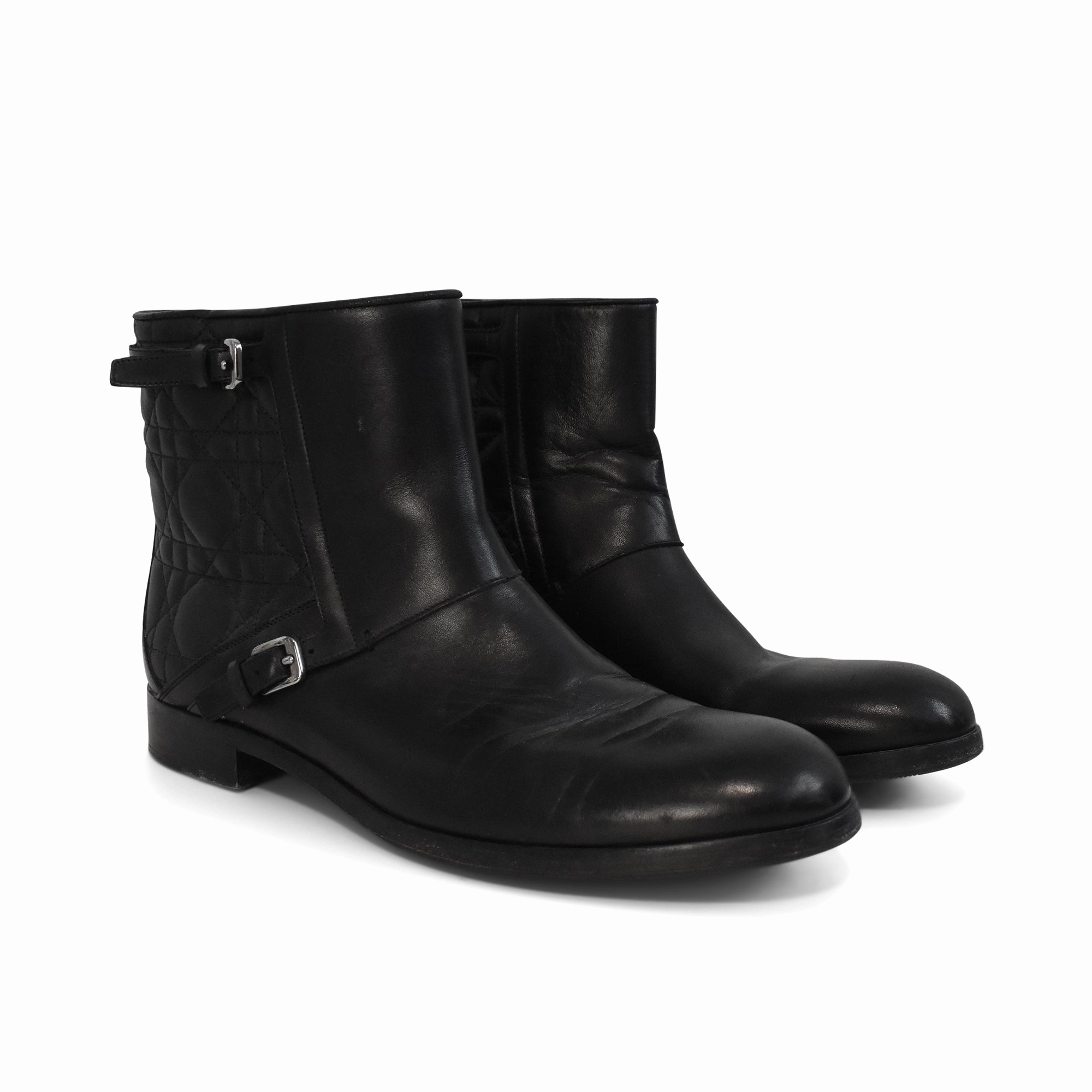 Most Versatile Ankle Boots Christian Dior Cannage Quilt Ankle Boots - Women's 39