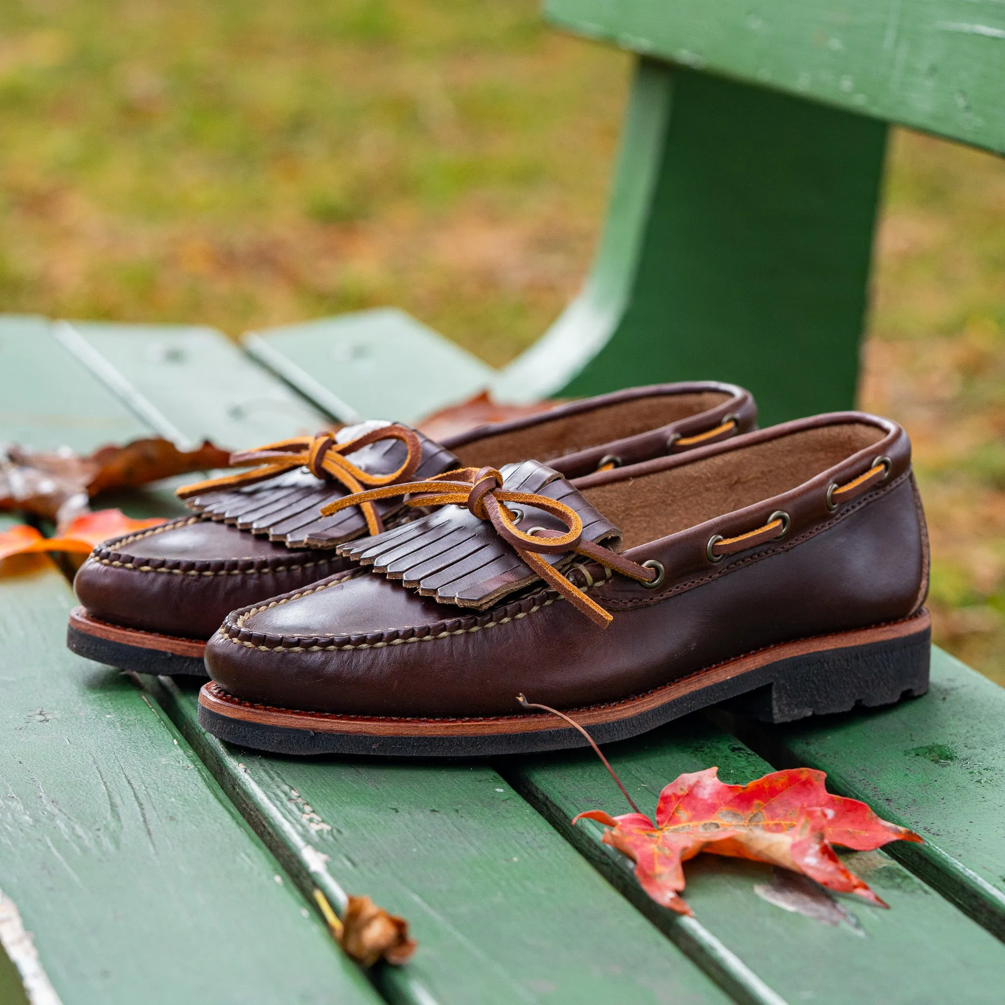 Kiltie Loafer - Heritage Brown Jewel Loafers