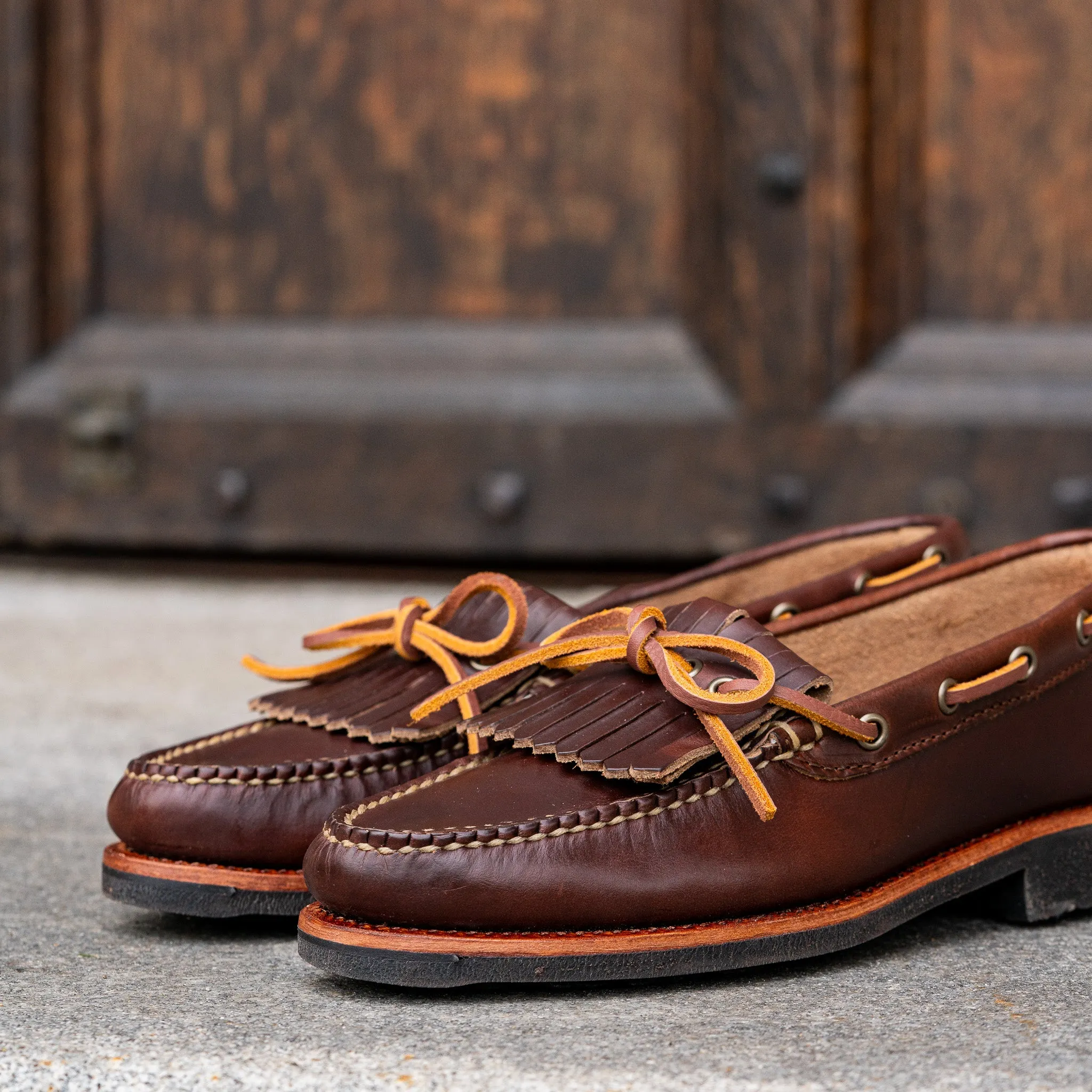 Floral Loafers Kiltie Loafer - Heritage Brown