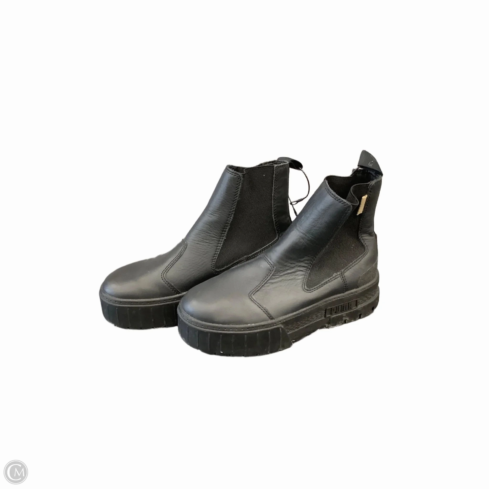 Boots Ankle Flats By Puma In Black, Size: 8 Affordable Ankle Boots
