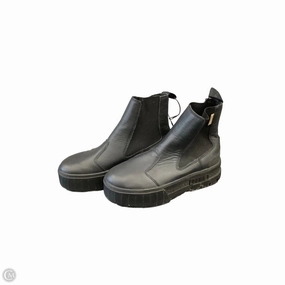 Over The Ankle Boots For Motorcycle Boots Ankle Flats By Puma In Black, Size: 8