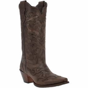 Laredo Ladies Colbie Chocolate Western Boots 52344 Dillards Boots