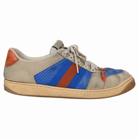 Gucci Screener Distressed Sneakers in Multicolor Leather Best Nursing Sneakers