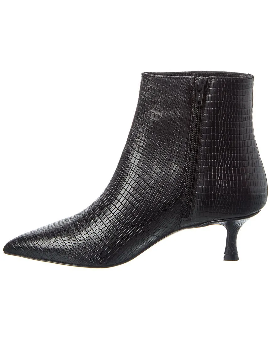 M by Bruno Magli Nerina Snake-Embossed Leather Platform Boots Knee High