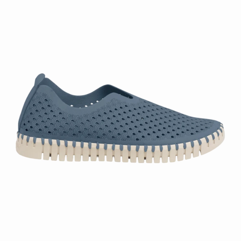 Tulip 139 Grey Blue Slip On Duck Shoes