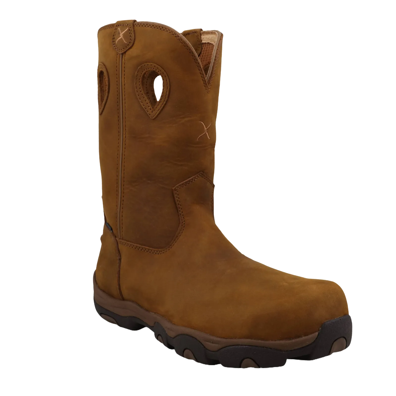 Rieker Boots Twisted X Men's 11 Inch Pull On Brown Hiker Boot MHKBNW1