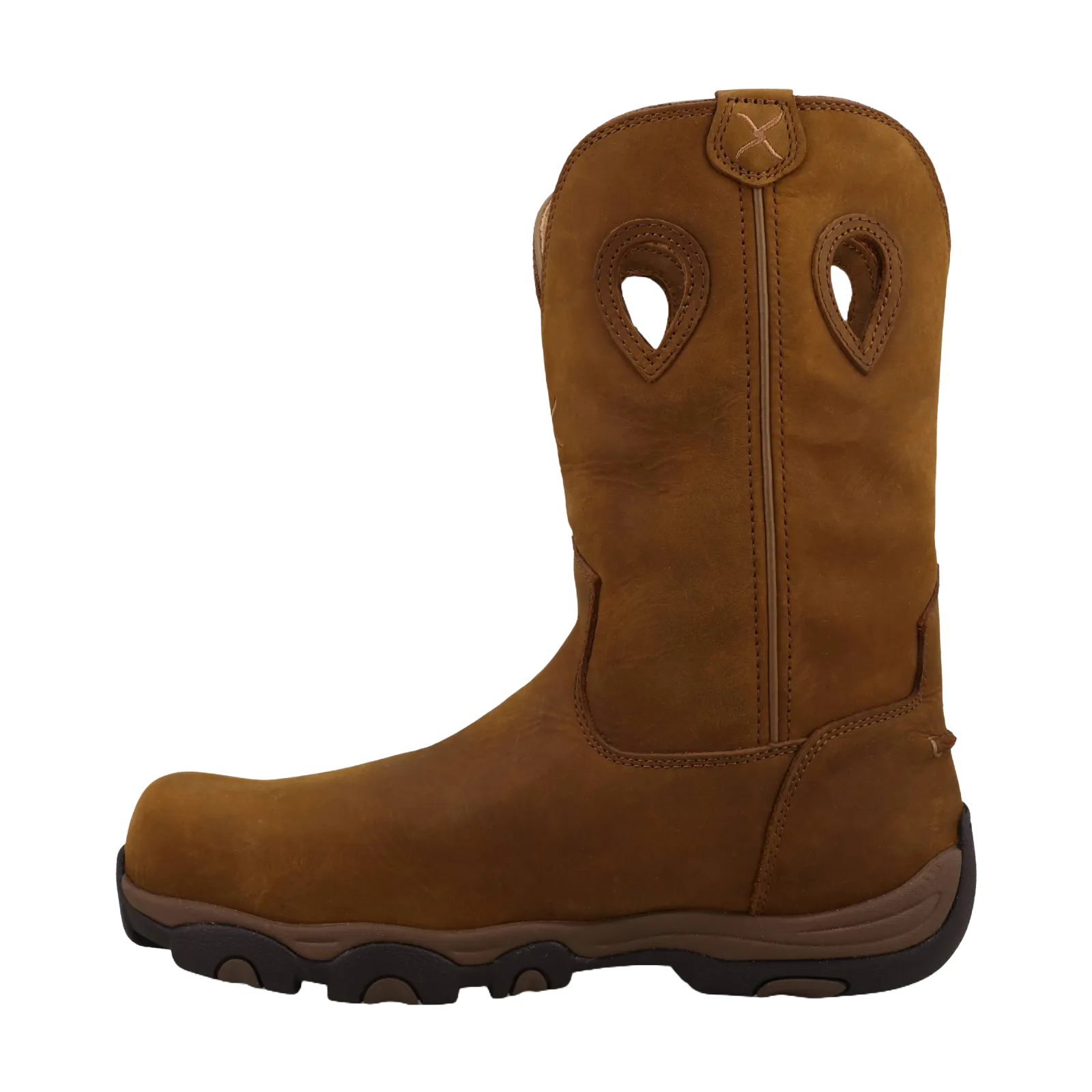 Twisted X Men's 11 Inch Pull On Brown Hiker Boot MHKBNW1 After Ski Boots