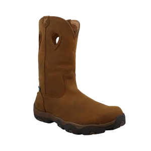 Twisted X Men's 8 Inch Pull On Brown Hiker Boots MHKBW04 Short Heel Boots