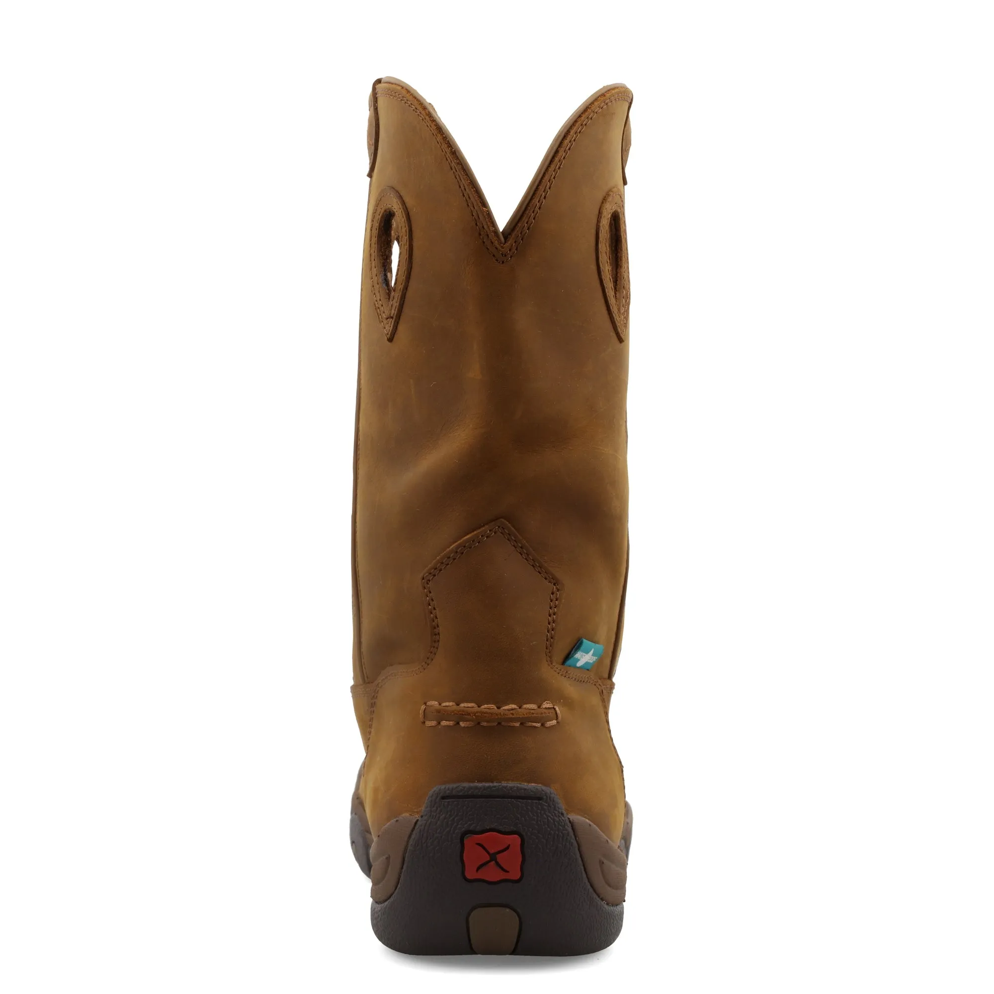 Twisted X Men's 8 Inch Pull On Brown Hiker Boots MHKBW04 Cowboy Boots At A Wedding