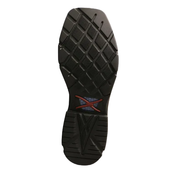 Twisted X Men's Bomber & Bomber Brown Square Toe Work Boots MXB0009 Sandlar Boots