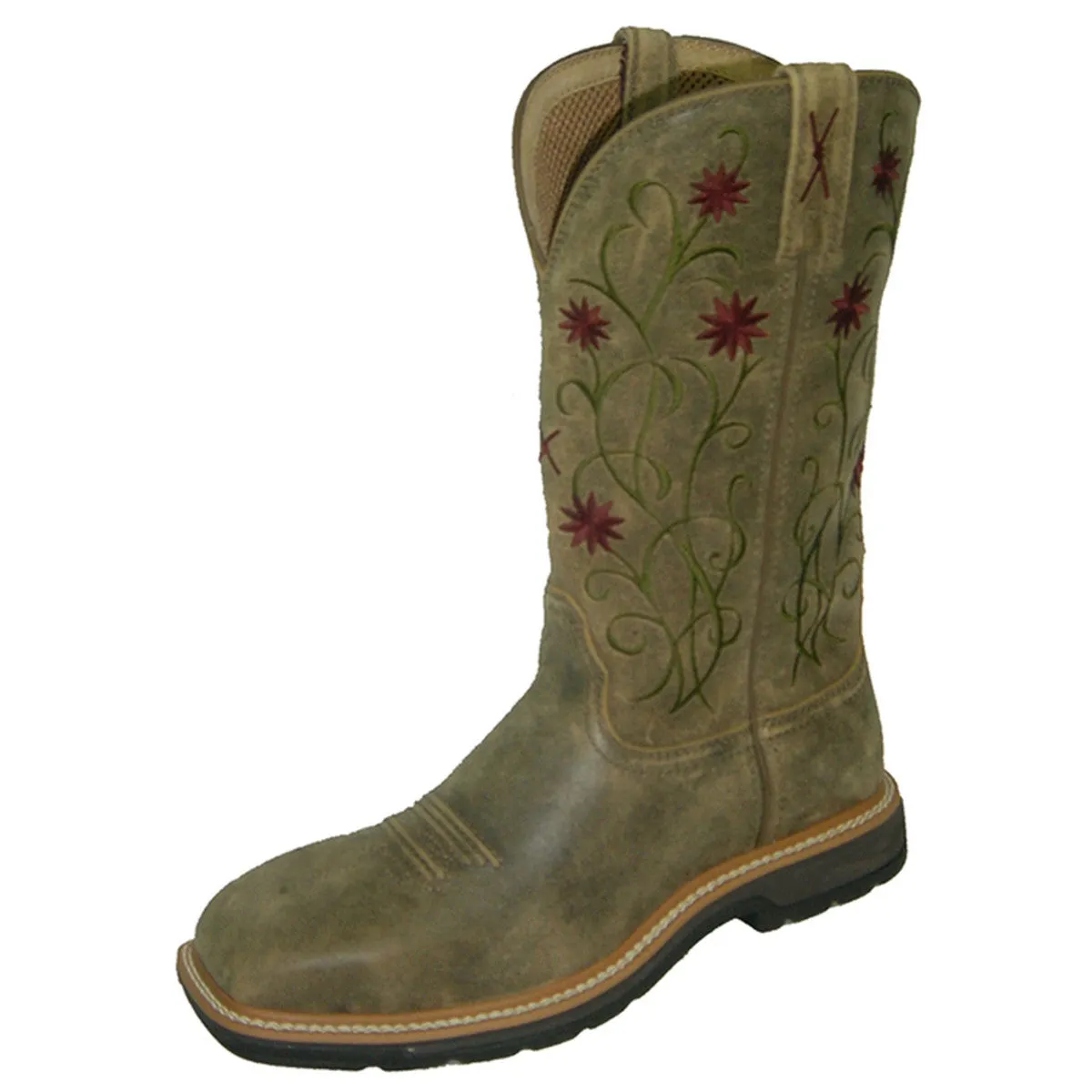 Twisted X Women's 11" Steel Toe Lite Western Work Boot Drew's Boots