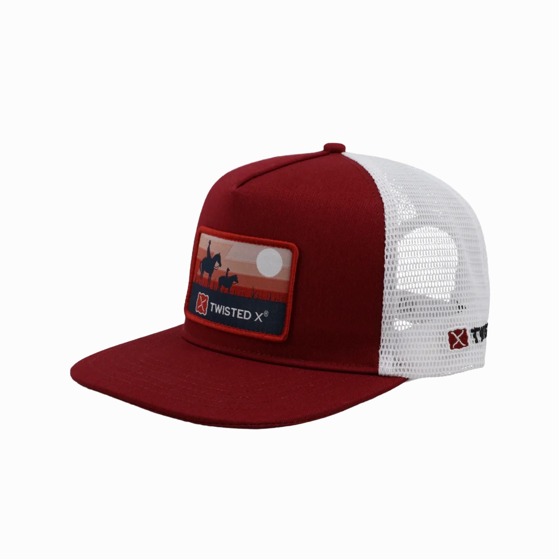 Best Toddler Rain Boots Twisted X Unisex Western Patch Red Cap CAP0007