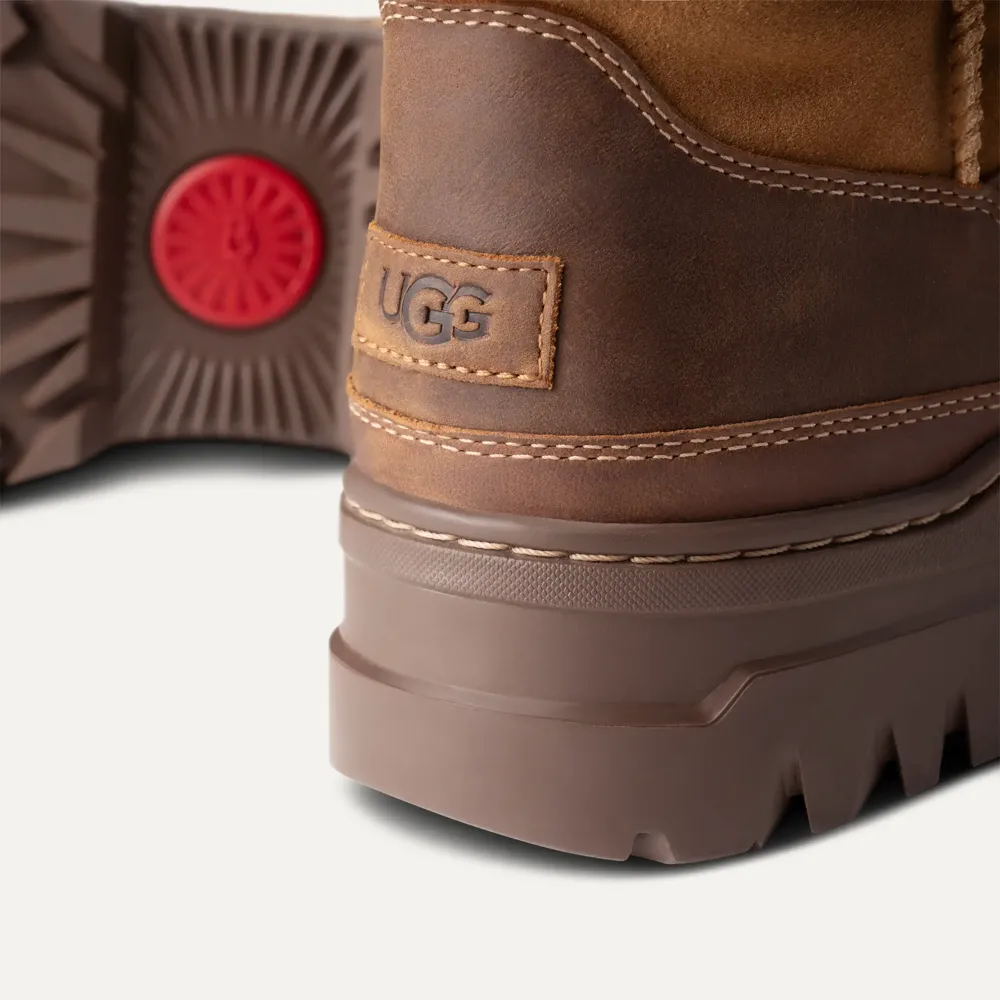 UGG Men's Heritage Pull-On TrailGazer Waterproof Boot in Chestnut Hunter Boots Wide Calf