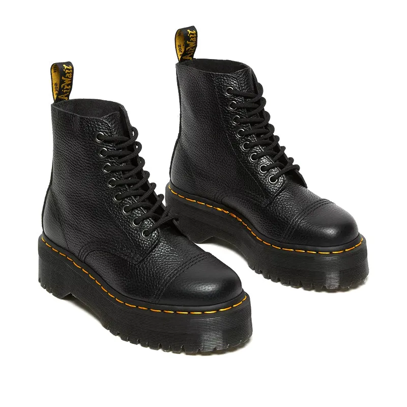 Best Waterproof Boots Women's Quad Retro Black Milled Nappa