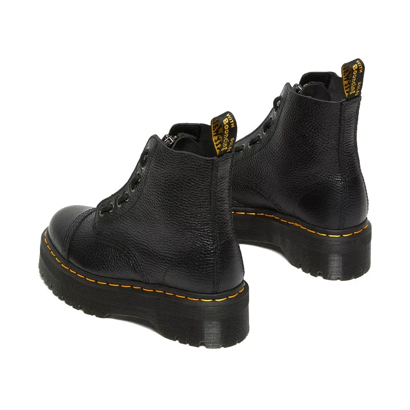 See Kai Run Boots Women's Quad Retro Black Milled Nappa