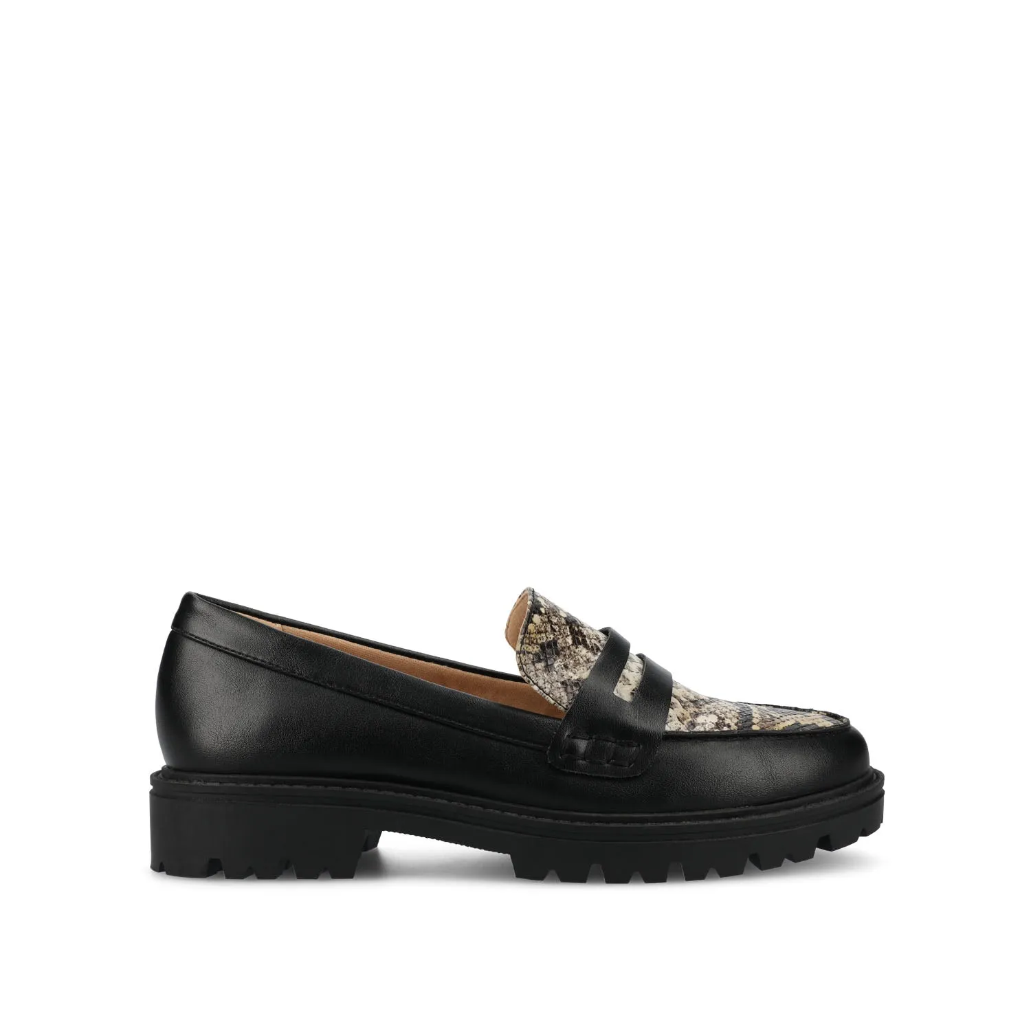 KENLY LOAFER FLATS IN SNAKE Loafers High Top