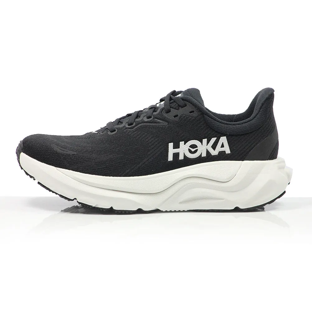 Hoka One One Arahi 8 Wide Fit Women's Running Shoe - Black/White Different Explained