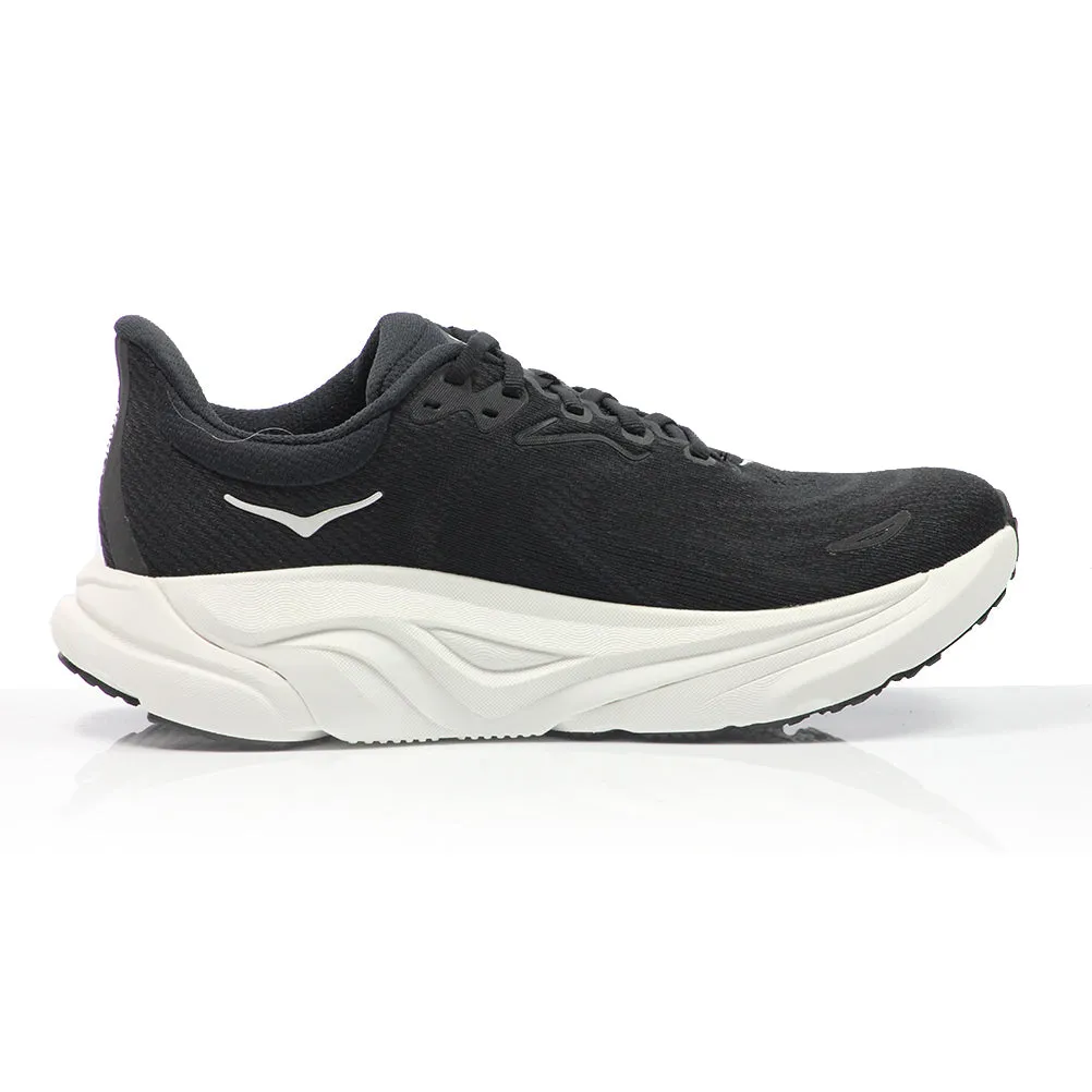 Hoka One One Arahi 8 Wide Fit Women's Running Shoe - Black/White Nurses