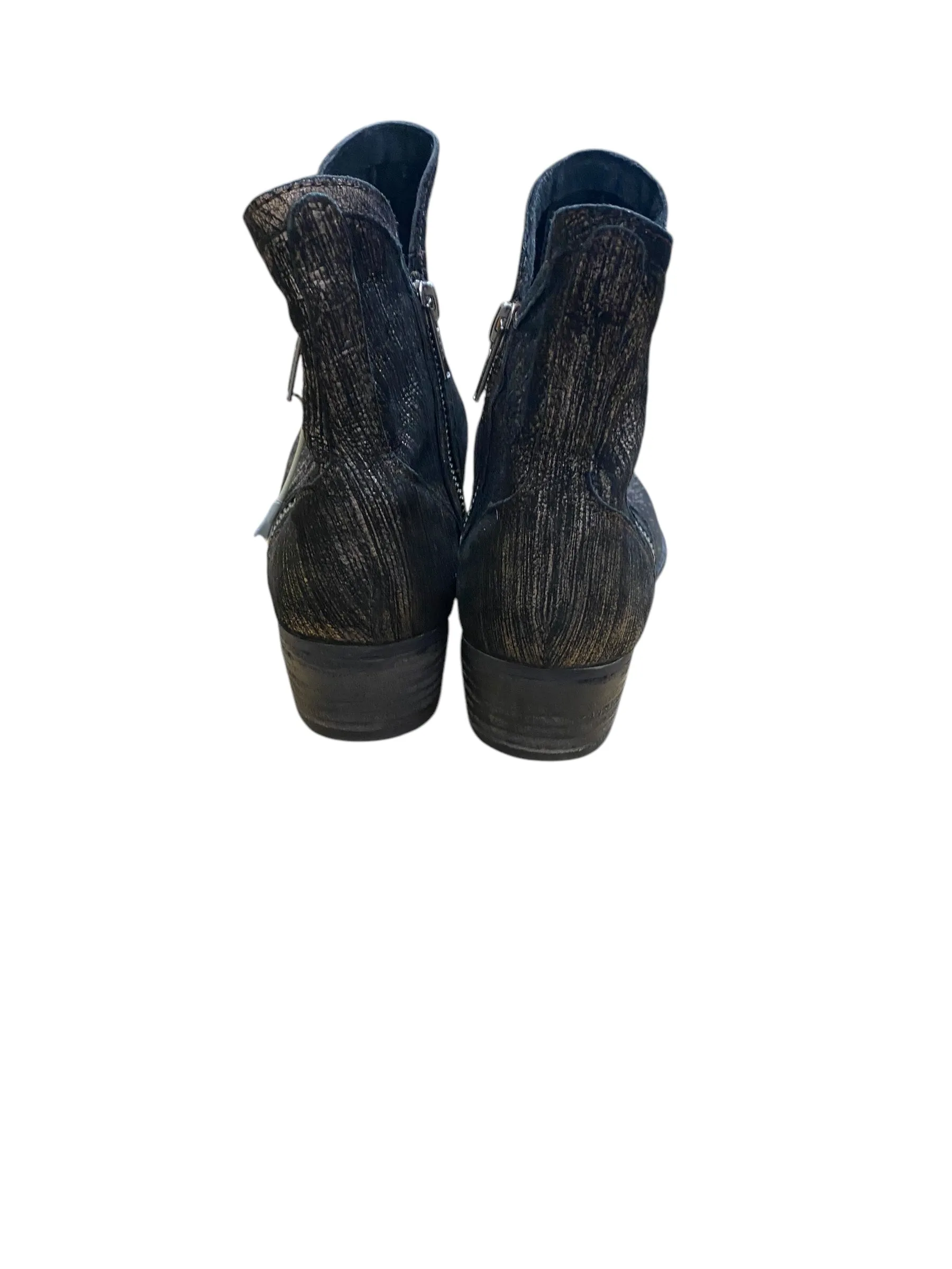 Ankle Boots Zip Front Boots Ankle Flats By Seychelles In Bronze, Size: 6