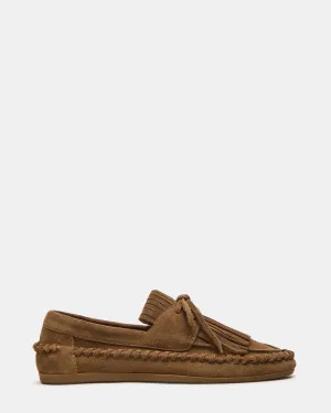SAMUAL CHESTNUT SUEDE Light Brown Loafers