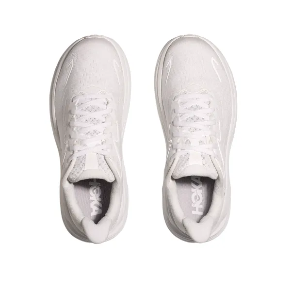 Hoka Women's Clifton 10 White Most Comfortable For Nurses