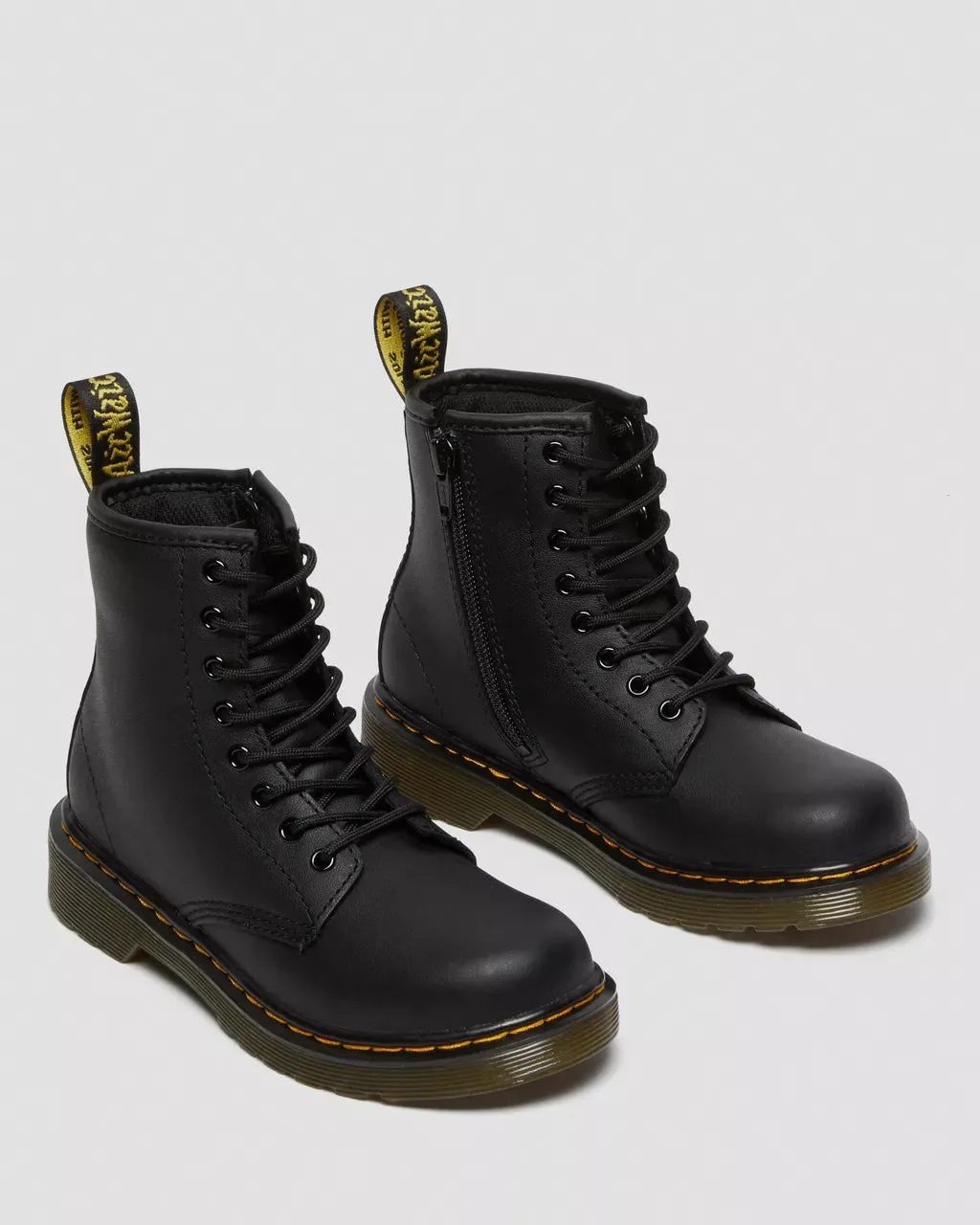 DR. MARTENS Junior 1460 Softy T Leather Lace Up Dr Cowboy Boots