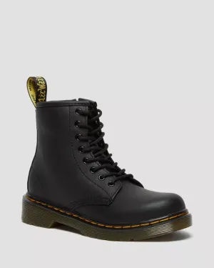 DR. MARTENS Junior 1460 Softy T Leather Lace Up Outfits To Wear With High Knee Boots